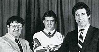 In 1983, his first draft with Detroit, Jim Devellano and the Red Wings selected Steve Yzerman in the first round.