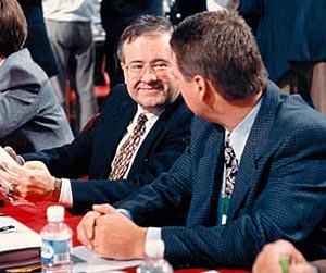 Through 45 years and counting working in the NHL, Jim Devellano has been part of seven Stanley Cup championships.