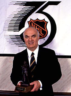 Lamoriello was the recipient of the Lester Patrick Trophy in 1992