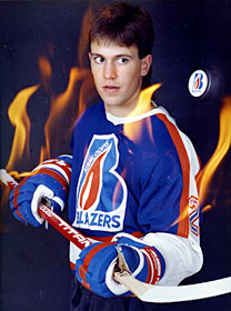 Kamloops Blazers defenceman Scott Niedermayer was named