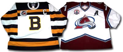 nhl 75th anniversary jerseys