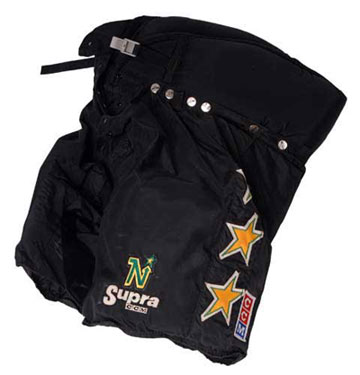 Minnesota North Stars team pants worn by Dino Ciccarelli during the 1988-89 NHL season