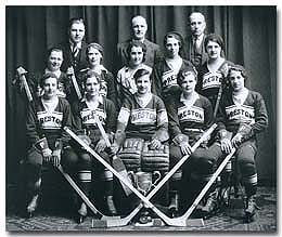 The Preston Rivulettes were a hockey tour de force in the 1930's