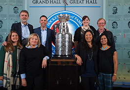 Your guests can get a professional picture with the Stanley Cup.