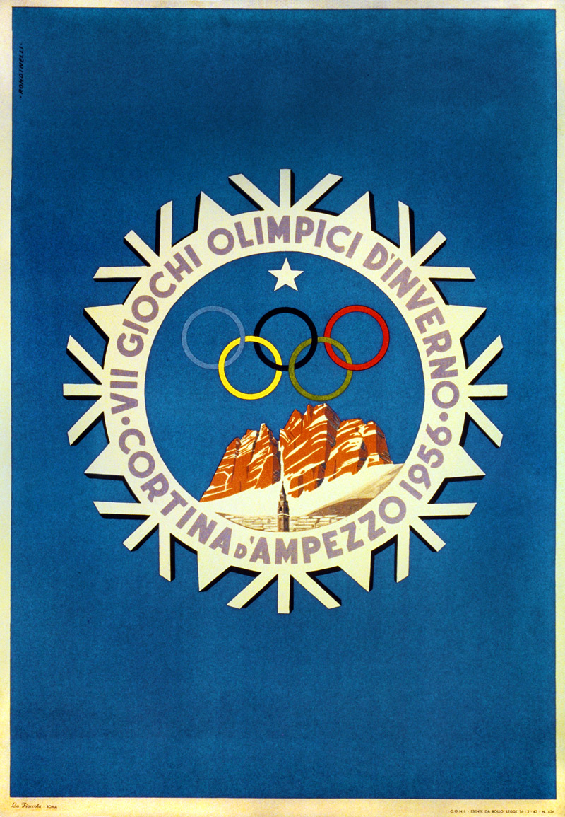1956 Cortina d’Ampezzo poster