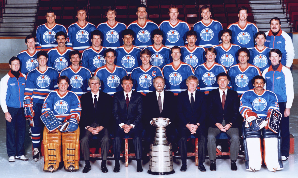 Edmonton Oilers team photo