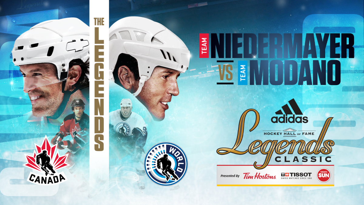 adidas Hockey Hall of Fame Legends Classic takes place on Sunday, November 14.