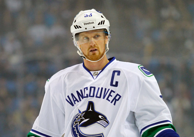 Henrik Sedin Vancouver Canucks Reebok Authentic Black Ice