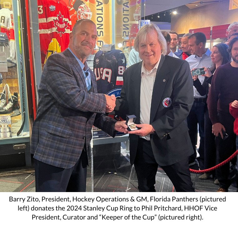 Florida Panthers donate 2024 Stanley Cup ring