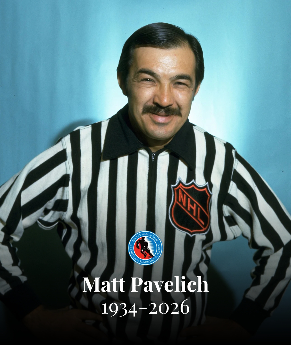 The Hockey Hall of Fame is deeply saddened to learn of the passing of Honoured Member Matt Pavelich.