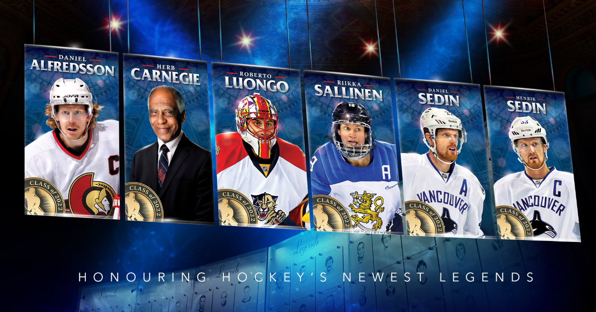 Hockey Hall of Fame Class of 2022: Recap, Speech Highlights for Roberto  Luongo, More, News, Scores, Highlights, Stats, and Rumors